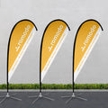Factory Cheap Price Custom Outdoor Teardrop Flags Promotional Beach Flag Banner Polyester Digital Printing High Resolution