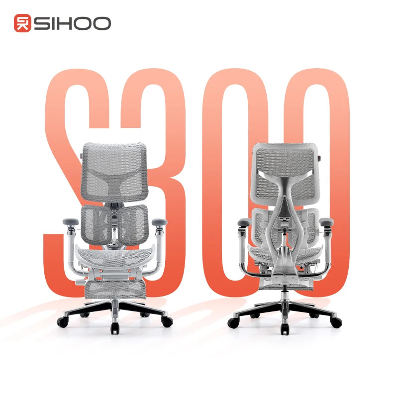 SIHOO S300 Office Ergonomic Chair Ultimate Bionic 6D Armrest Reclining Ergonomic Mesh Sillas De Oficina Gaming Chair