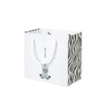 Wholesale Cardboard Packaging White Black Luxury Shopping Paper Bag Custom Gift Paper Bag