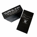 Black UV Coating Luxury Hair Care Products Packaging Hair Extenteions Cardboard Magnetic Box with Clear PVC Window MegaBDM
