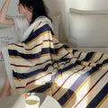 Wholesale Accept Custom Printing Christmas Pattern Warm and Soft Comfortable Four Seasons Sofa Blanket