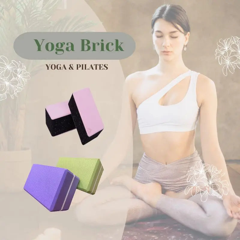 Eva Foam Eco-Friendly Non-Slip Fitness Yoga Block Premium Soft Yoga Brick Universal MegaBDM