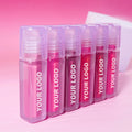New Long Lasting Vegan Glossy Plumping High Shine Vanilla Flavored 8ml Strawberry Lip Gloss Custom Logo with Box