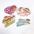 Custom Reusable Easy Dot White Vinyl Die Cut Sticker Digital Printing No Adhesive Reusable Wall Glass Decals
