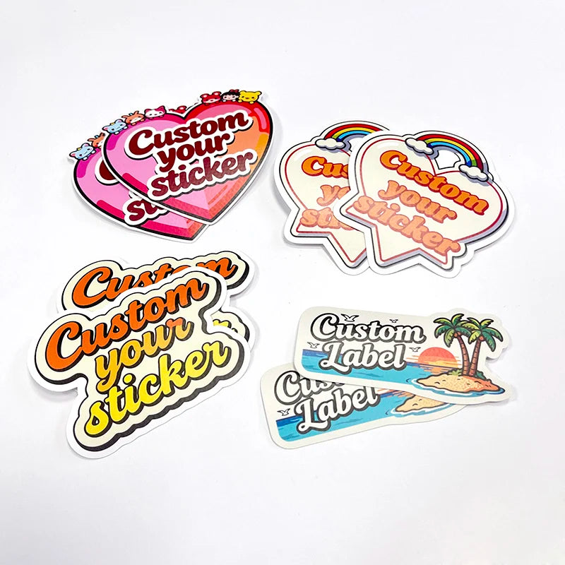 Custom Reusable Easy Dot White Vinyl Die Cut Sticker Digital Printing No Adhesive Reusable Wall Glass Decals