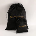 Wholesale  Satin Drawstring Bag  Wedding Gift Bag Jewelry Bags Dust Cosmetic Bags With  Logo Printed Jewelry Pouch