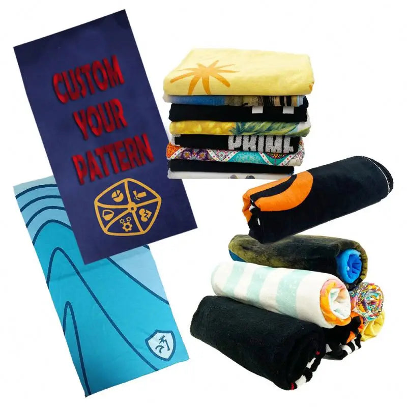 70X140Cm Beach Towels Personalized Face Recycled Large Printed Microfiber Wholesale Non Sand Beach Towel