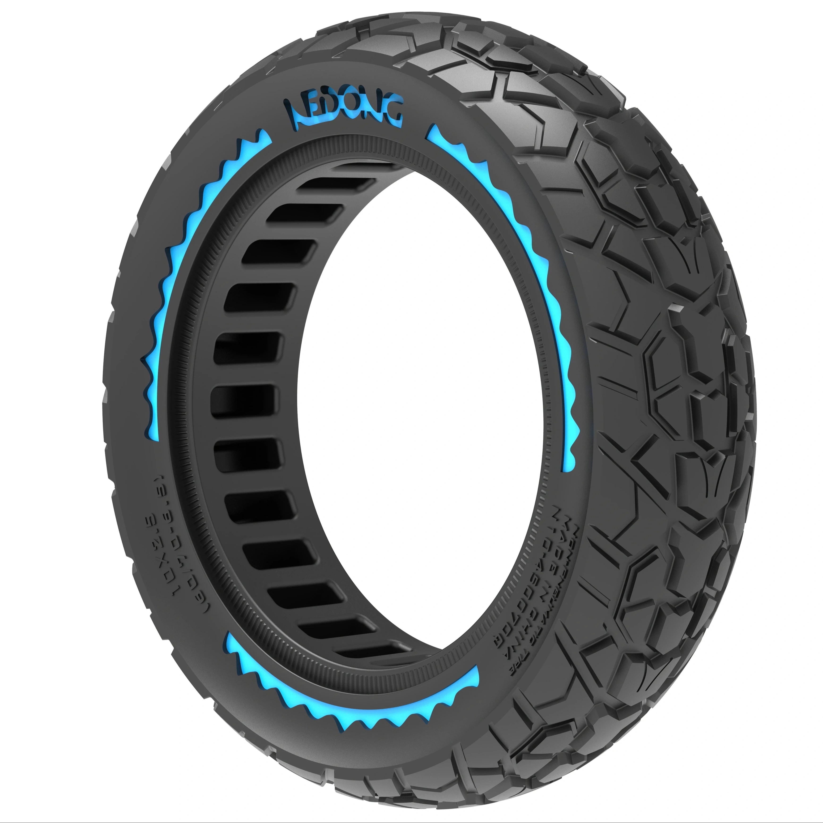 Hot Sales Nedong 10 Inch Airless Tyre Off-road Design ELECTRIC SCOOTER 10x2.5 Non-slip Upgrade Solid Tyres ninebot Kick Scooters