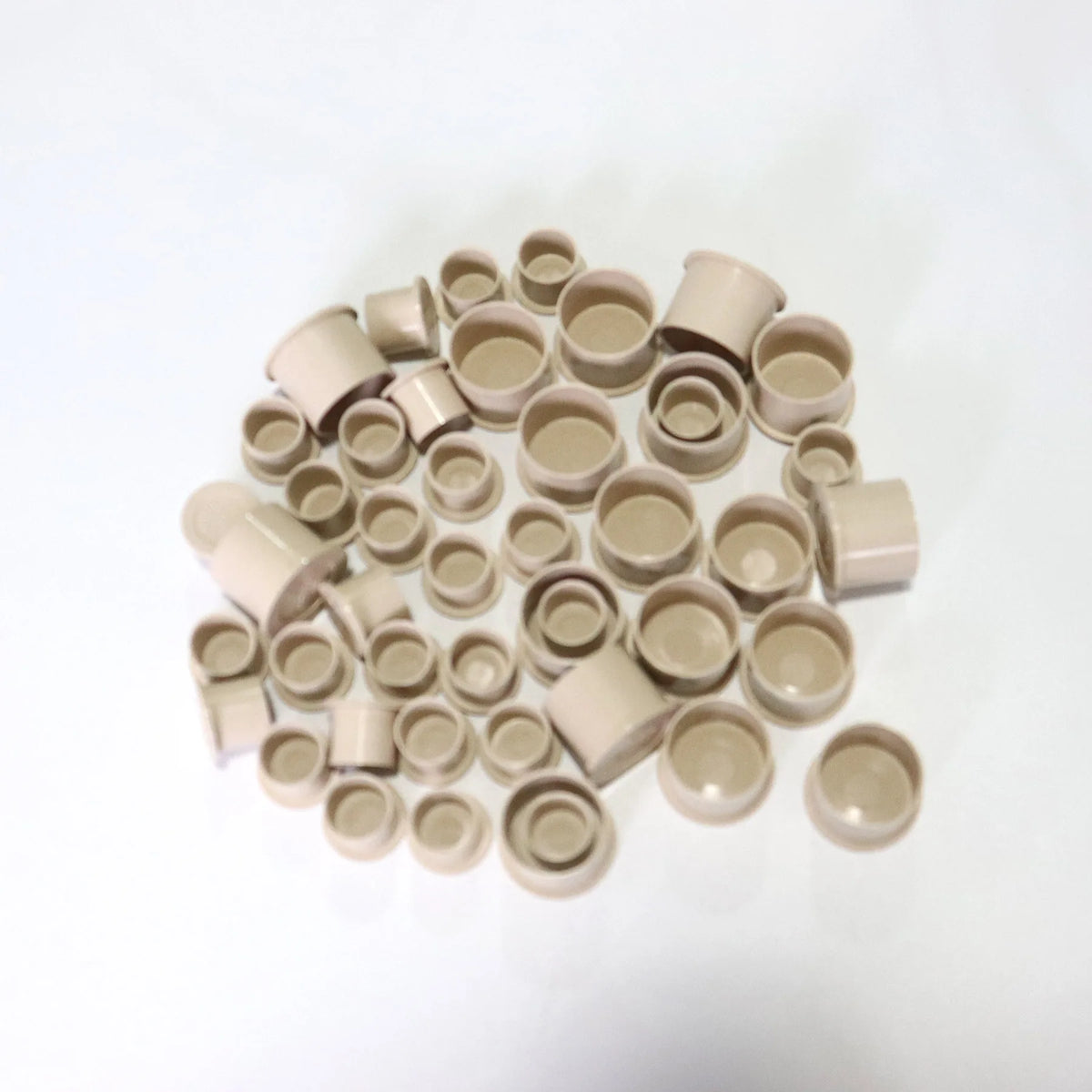 Customizable Packing 500pcs/bag 11mm 14mm 17mm Eco Friendly PLA Ink Cup Biodegradable Disposable Pigment Tattoo Ink Cup MegaBDM