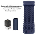 Portable Outdoor Sleeping Pad Camping Inflatable Mattress Built-in Pump Ultralight Air Cushion Travel Mat