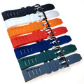 New Hot Selling Breathable Hollow 20mm 22mm Quick Release Pin Buckle Automatic Earless High-Tensile Silicone Watch Strap