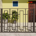 Custom Modern Balcony Railing Designs in Wrought Iron for Villa Luxury Safety with Timeless Appeal