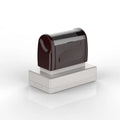 PS-2060 WES Flash Sellos Pre-inking Plastic Rectangle Logo Stamp ISO9001 Certified for Office Use 20x60mm Imprint