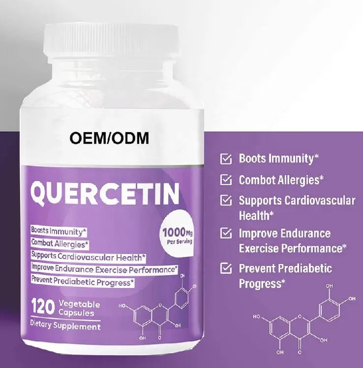 Hot Selling Super Immune Vegetarian Supplement Vitamins Immunity Support Quercetin hard Capsule MegaBDM
