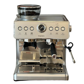 21M Cafe Pro Semi-Automatic Commercial Espresso Maker Stainless Steel Electric Portable 220V RV Ready Brew System for Hotel