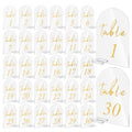 Factory Wholesale Transparent Acrylic Wedding Table Numbers 1-30 Reception Decoration for Centerpiece & Party Event
