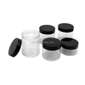 PET Plastic Cream Jars with Screw Top Lid Empty Various Capacities 50ML 80ML 100ML 120ML 150ML 200ML 250ML