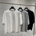 Wholesale Boxy Fit Loose T-ShirtMen's Short Sleeve Ideal for Brand Customization