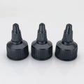 18/410 18mm 20/410 20mm 24/410 24mm 28/410 28mm Black Transparent Plastic Twist Off Screw Yorker Cap