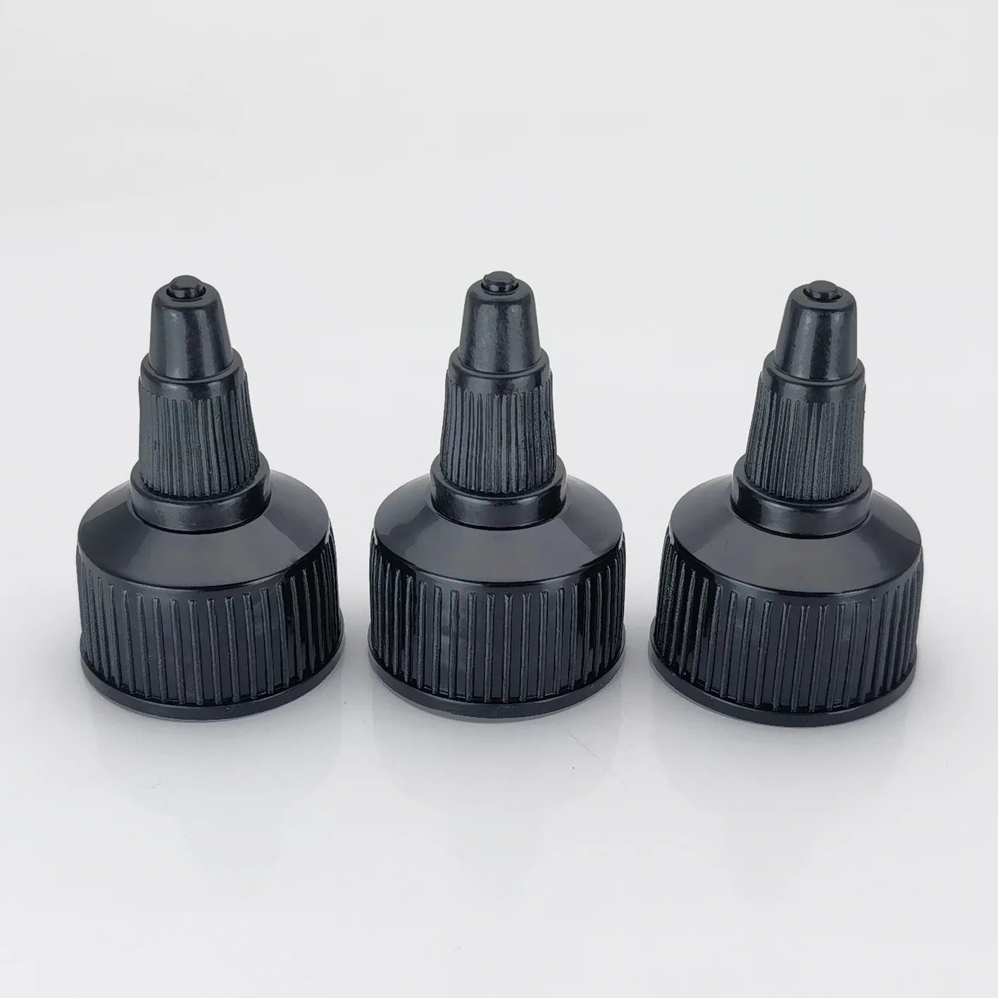 18/410 18mm 20/410 20mm 24/410 24mm 28/410 28mm Black Transparent Plastic Twist Off Screw Yorker Cap