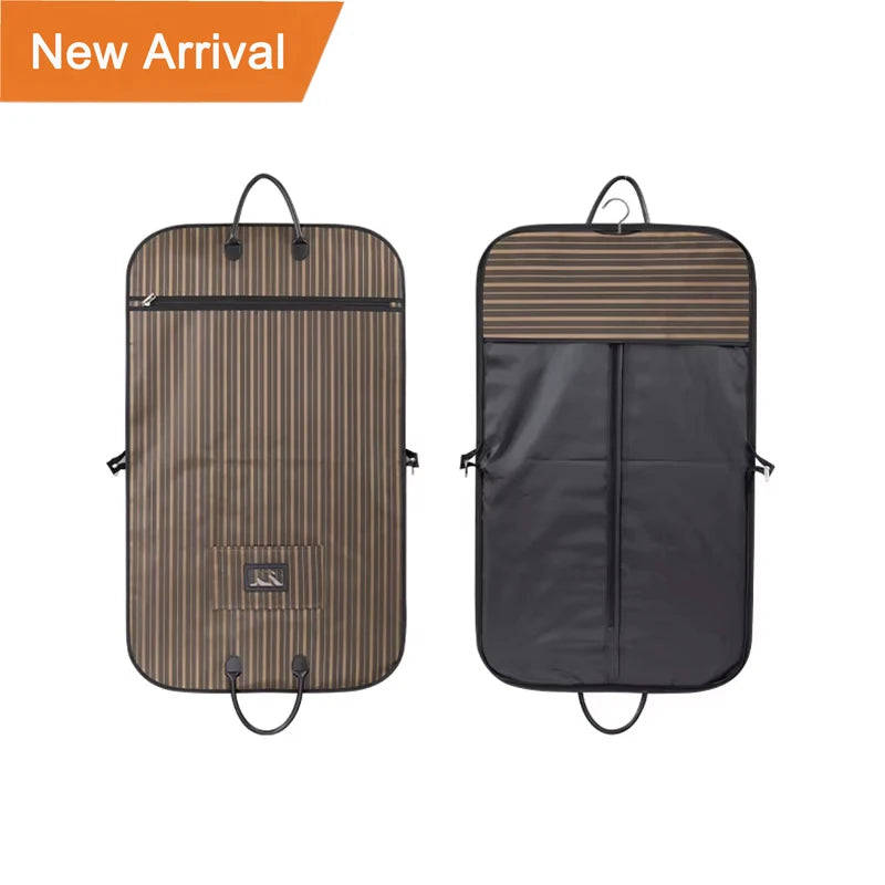 New Fashion Oxford Zipper Travel Business Garment Suit Bag Clothes Cover Unisex Storage Bags with Leather Handle