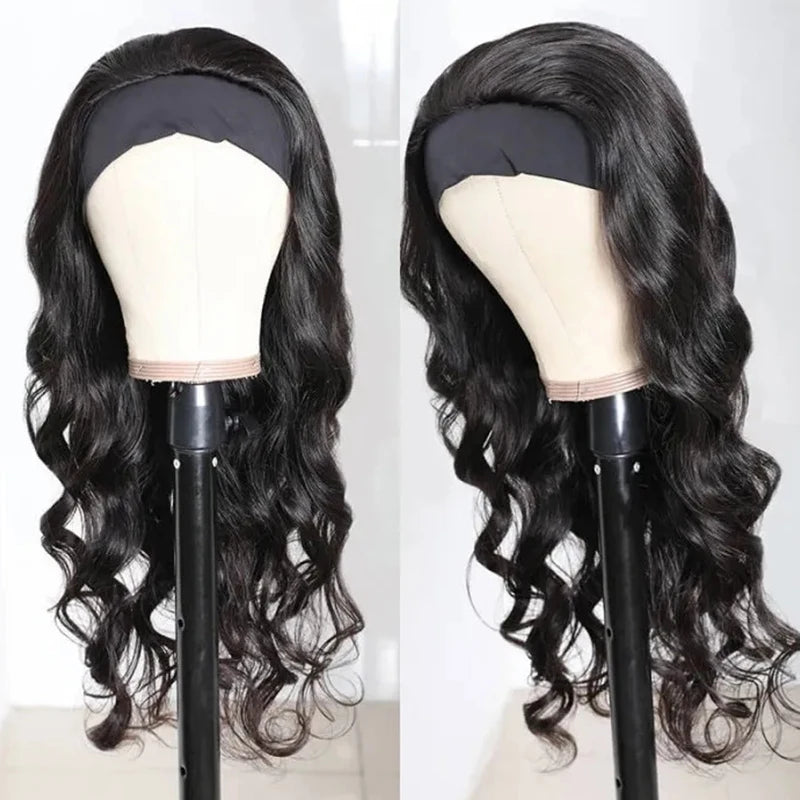 CLJhair Cuticle Aligned Hair VendorsReady to Ship Virgin Hair Cuticle Aligned Body Wave 100% Human Headband Wigs
