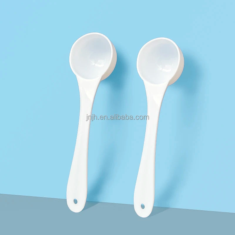 Wholesale 5ml Food Grade Short Handle round Bottom Scoop PP Plastic Liquid Measuring Spoon