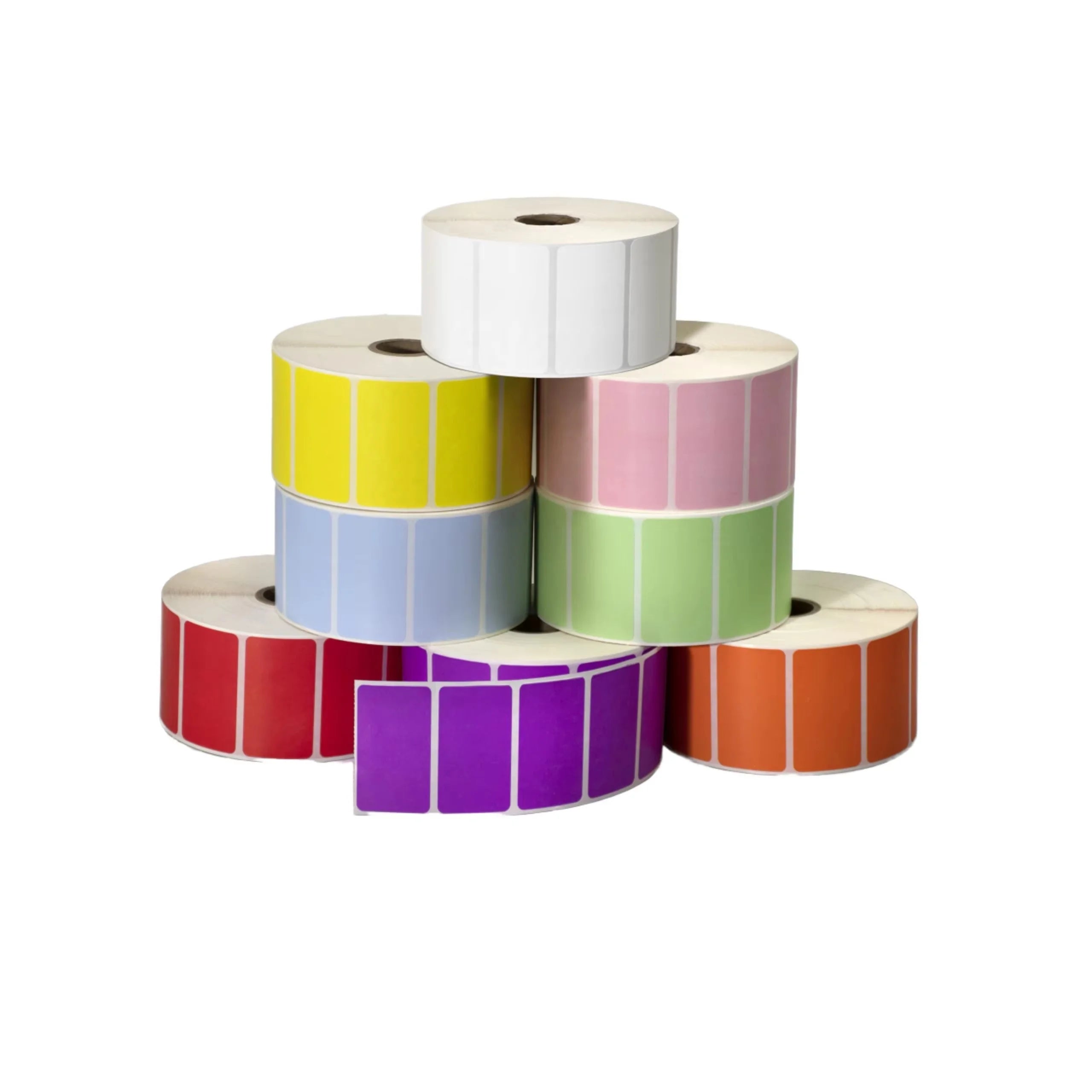 80mm New Arrival Colorful Adhesive Paper Waterproof Heat-Resistant Promotion Grocery Delivery Shipping Label Luxury Fashion