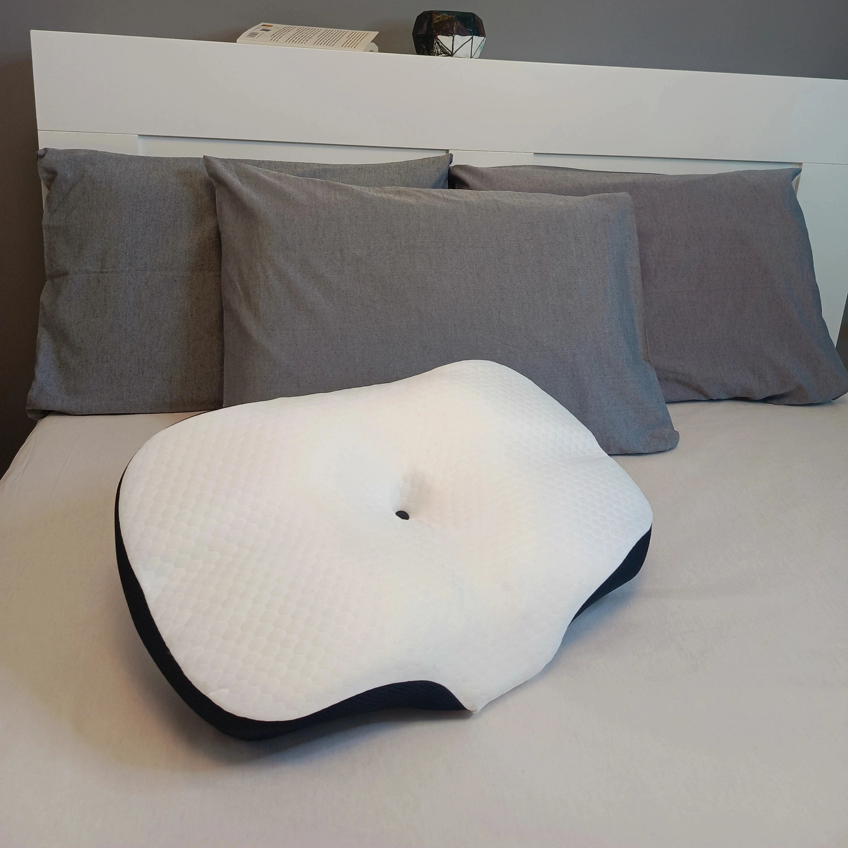 New Style Luxury Orthopedic Cervical Pillow 60x34x11cm Visco Memory Foam Body Focused for Comfortable Bed Sleeping Use