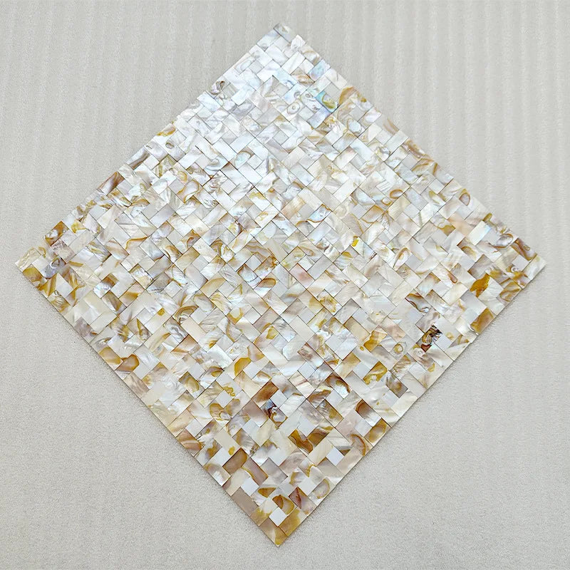 Wholesale Mosaic Mother of Pearl Shell Mosaic Tile Square Tile Natural Crafts for Kitchen Balcony Bathroom