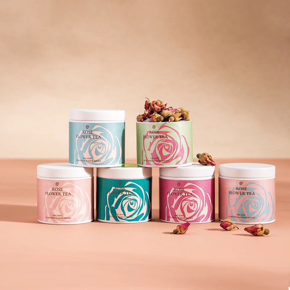 Tianhui Empty Mini Cans Bulk Tea Storage Canister Small Round Tin Cans