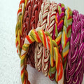 Custom Made HandTwisted Ceramic Clay Porcelain Bangles Flower Design Vibrant Tradition Meets Modern Fun for Wedding Bridal