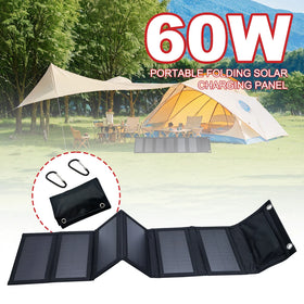 SMARAAD PL Stock 60W Solar Panels Usb Charger Portable Foldable Mini Six Slices Folding Solar Panel Outdoor Portable Solar Panel