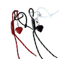10 Years Factory Stock 2025 New Red Big love Woven Rope Keychain Bag Bag Decoration Pendant