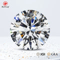 Redleaf Wholesale Round Lab Grown Diamonds IGI  Certified 1-1.5-2 CT D VVS VS HPHT CVD for Jewelry