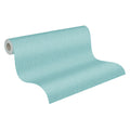 Made in Germany - Wallpaper rolls Solid Plain Light Blue - Non Woven Vinyl - Wallpaper  for Walls Structural - 1005 x 053 m