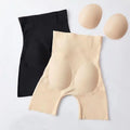 High Waist Shapewear Tummy Control Pants for Women Plus Size with Buttons Adjustable Padded Butt Lifter Hip Enhancer Panties