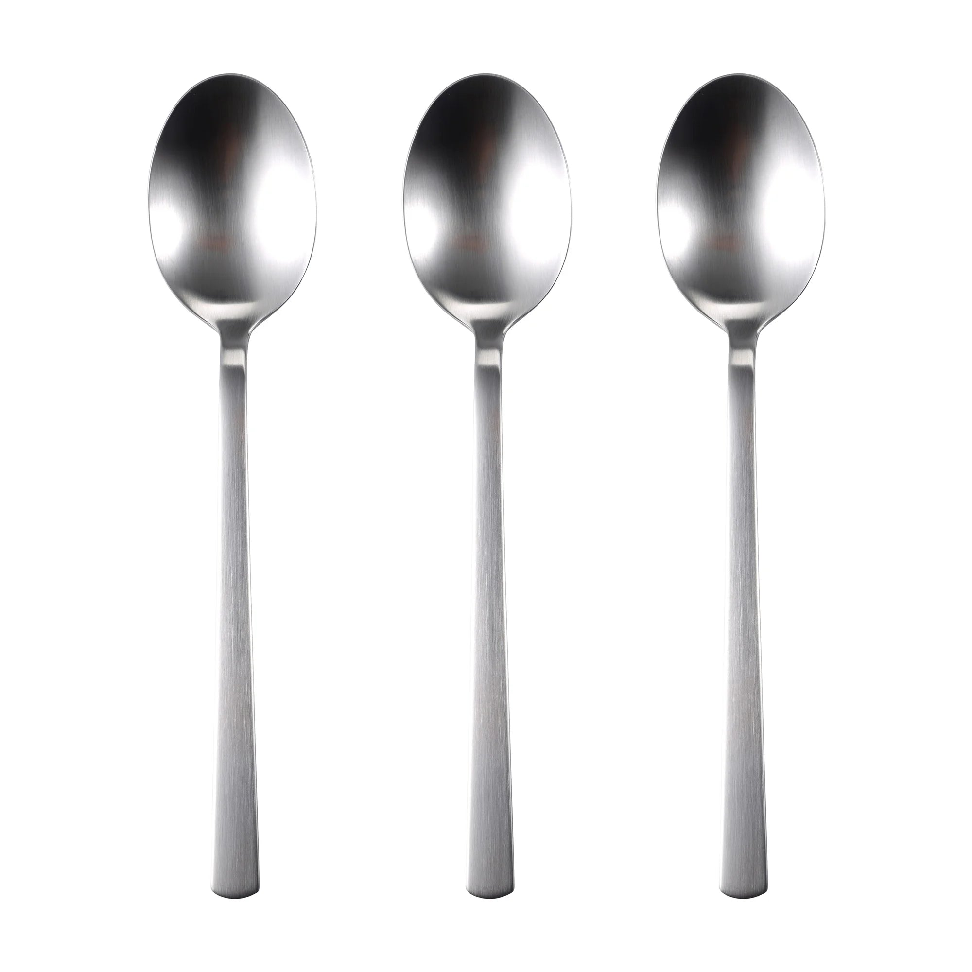 Set of 2 stainless steel table spoons