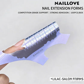 Aluminum Foil Nail Forms Custom Logo Nail Extension Forms Professional OEM Private Label Nail Forms Manufacturer