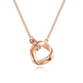 Wholesale 925 Sterling Silver Necklace Cz Set Italy Chain Simple Wedding Personalized Necklace for Women for Bride