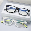 New TR90 Antiblue Light Advanced Glasses Frame Unisex Square College Style Lightweight Eyeglasses Frame Match Degree Glasses