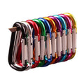 High Quality Best Price D Type Aluminum Alloy Carabiner Hanger Oval Quick Link Locking Karabiner Hook Buckle Snap Hook MegaBDM