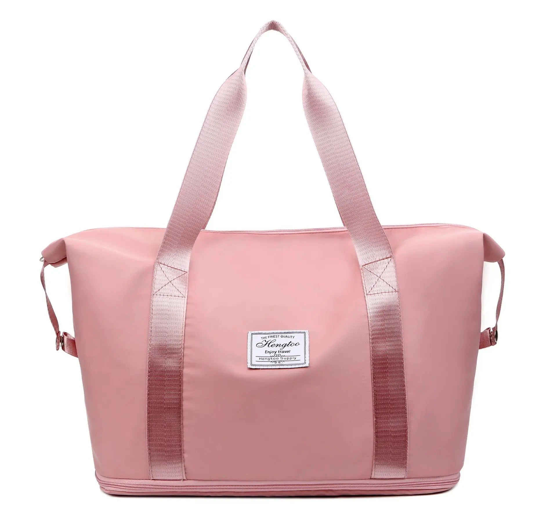 Women's Stylish Waterproof Tote Bag with Wet Dry Separation Zip Closure Two Handles for Everyday Use for Travel and Gym
