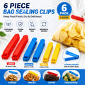 Food Storage Bag Bread Clips 6pcs Seal Clip with Custom Color and logo