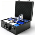 Custom Large Capacity Portable Card Collection Protection Box Versatile PSA BGS PTCG Trading Card Aluminum Case EVA Sponge