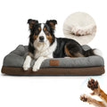 Large Dog Bed Pack Breathable Washable Removable Chew-Resistant Sponge Base Soft Polyester Fiber Filling All Seasons