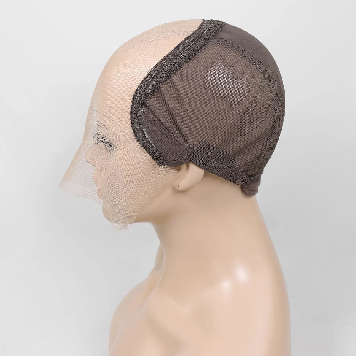 S M L XL 9x6 Transparent Swiss Lace Wig Cap with Adjustable Straps for Making Wigs MegaBDM