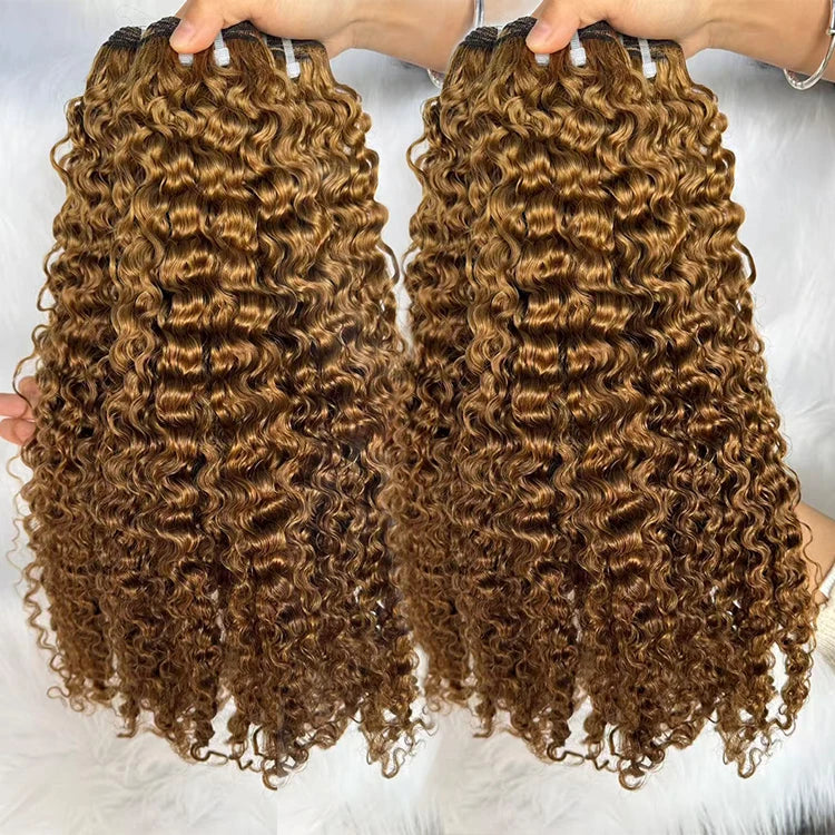 Drop Shipping Indian Curly Hair Bundles Super Double Drawn Remy Hair Vietnamese Hair Weaving Extensions 100g MegaBDM
