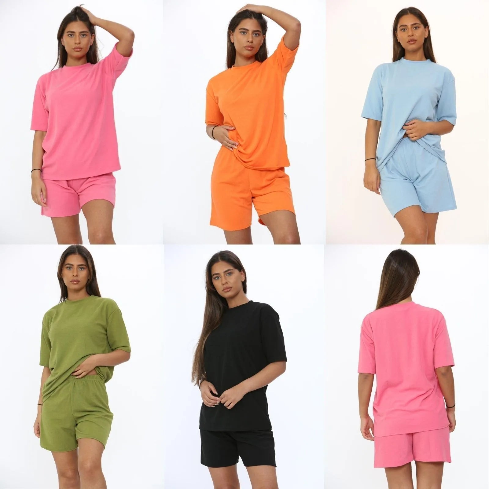 Custom Women's Casual 2-Piece Short Set New Summer Cotton Crop Top and Pants with Front Logo Twin Sets