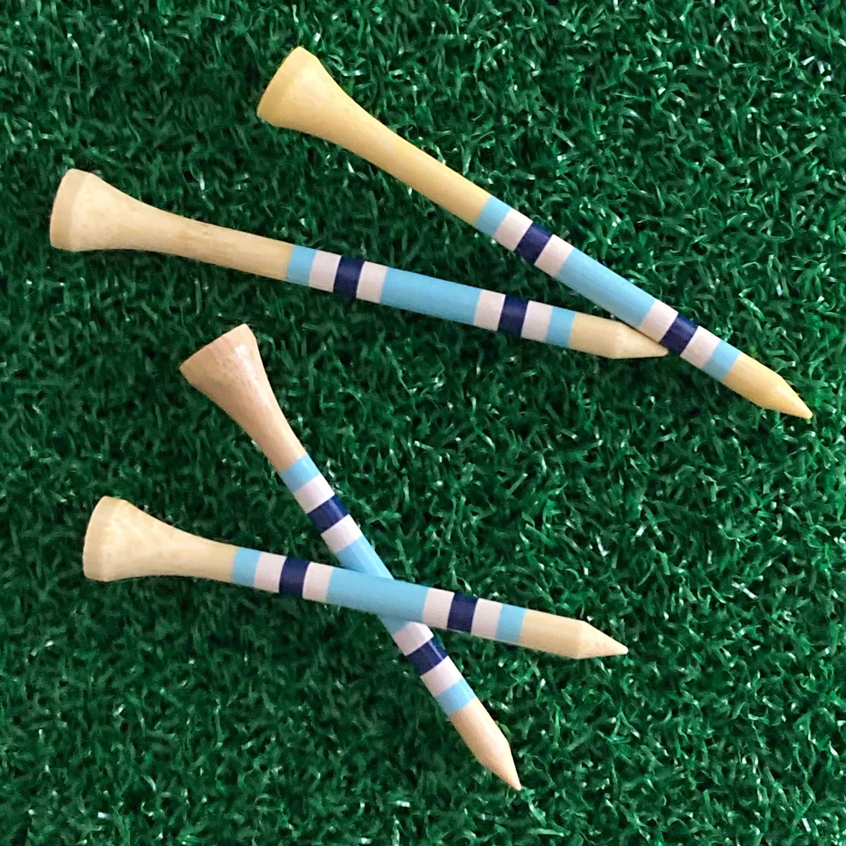100% Natural Golf Tees Low MOQ Bamboo Tee Golf New Design Logo Wood Golf Tees